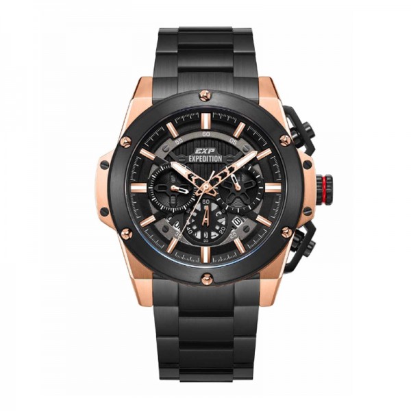 Expedition 6830 Rosegold Black Steel MCBBRBA